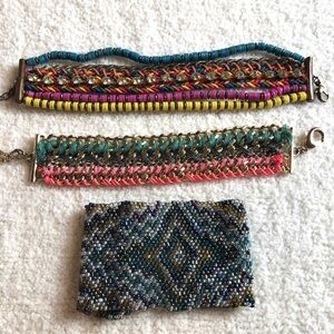 Boho style bracelets set